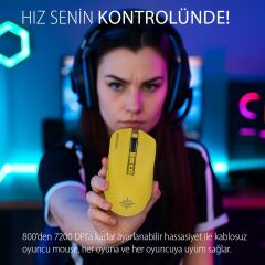 IMG-328MX Oyuncu Mouse | 7D Makro Tuş, RGB Led, 7200 DPI, Type-C Şarjlı Gaming Mouse