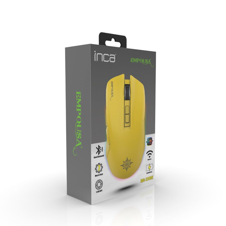 IMG-328MX Oyuncu Mouse | 7D Makro Tuş, RGB Led, 7200 DPI, Type-C Şarjlı Gaming Mouse