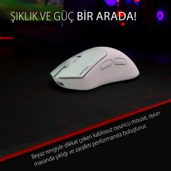 IMG-329MX Oyuncu Mouse 12000 DPI | RGB, Laser Sensör, 6D Tuş, Kablosuz Kablolu, Type-C Şarj