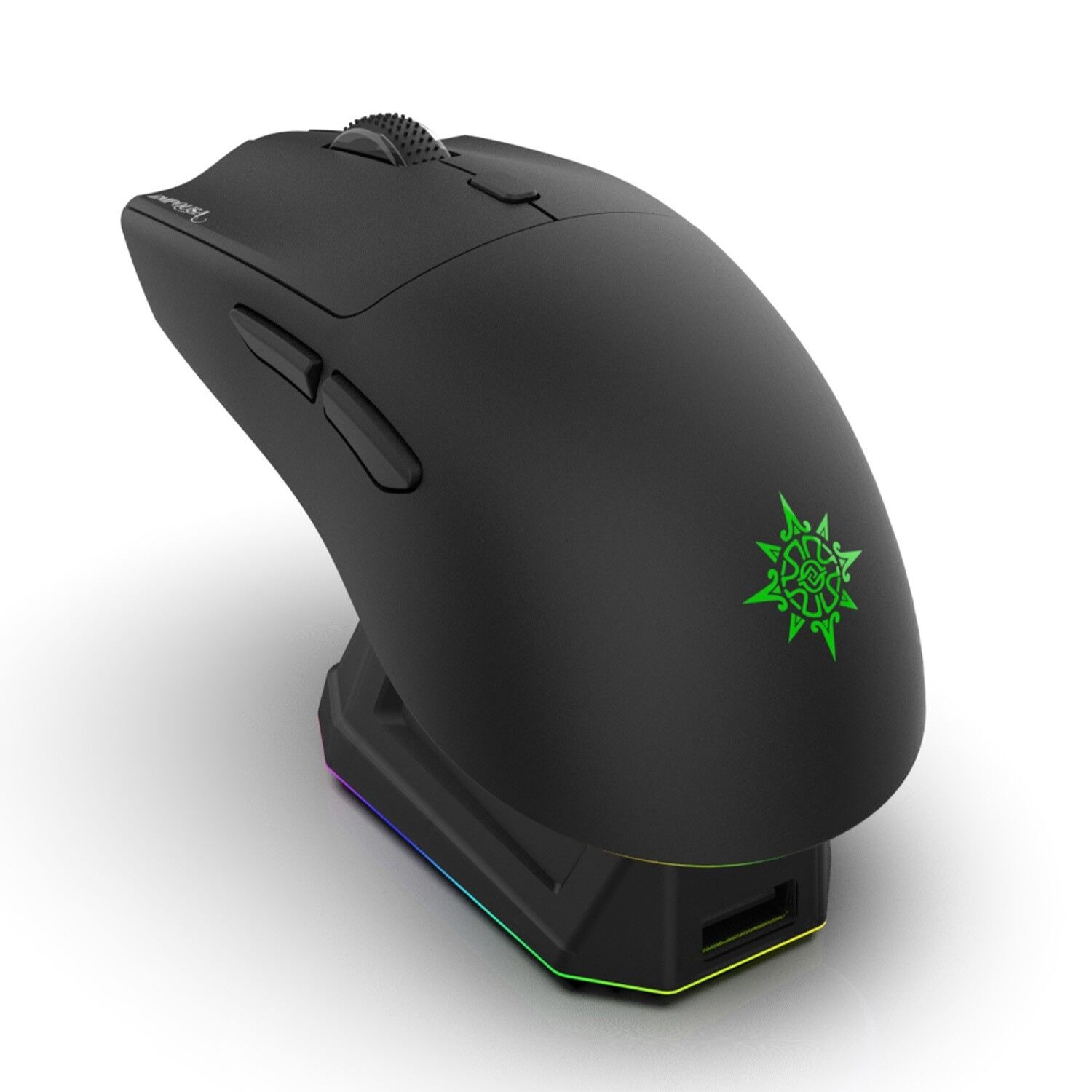 IMG-326MX 8000 DPI 6D Makro Tuşlu RGB LED Bluetooth + 2.4G + Kablolu Şarjlı Gaming Mouse 300mAh