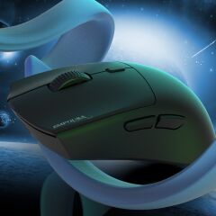 IMG-326MX 8000 DPI 6D Makro Tuşlu RGB LED Bluetooth + 2.4G + Kablolu Şarjlı Gaming Mouse 300mAh