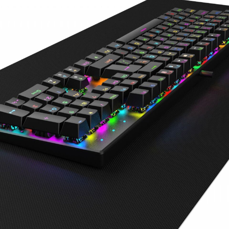 IKG-443 Empousa Red  Switch Tam RGB Yazılım Mekanik Klavye