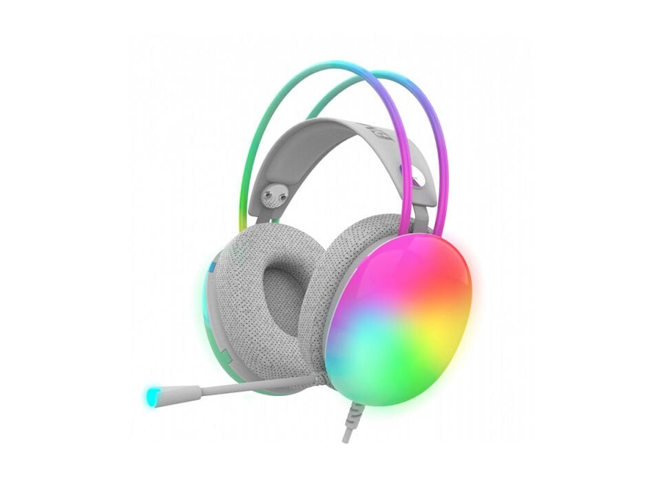 IGK-X8Y Empousa 7.1 Surround Transparan Rgb Led Effect Gaming Kulak Üstü Kulaklık