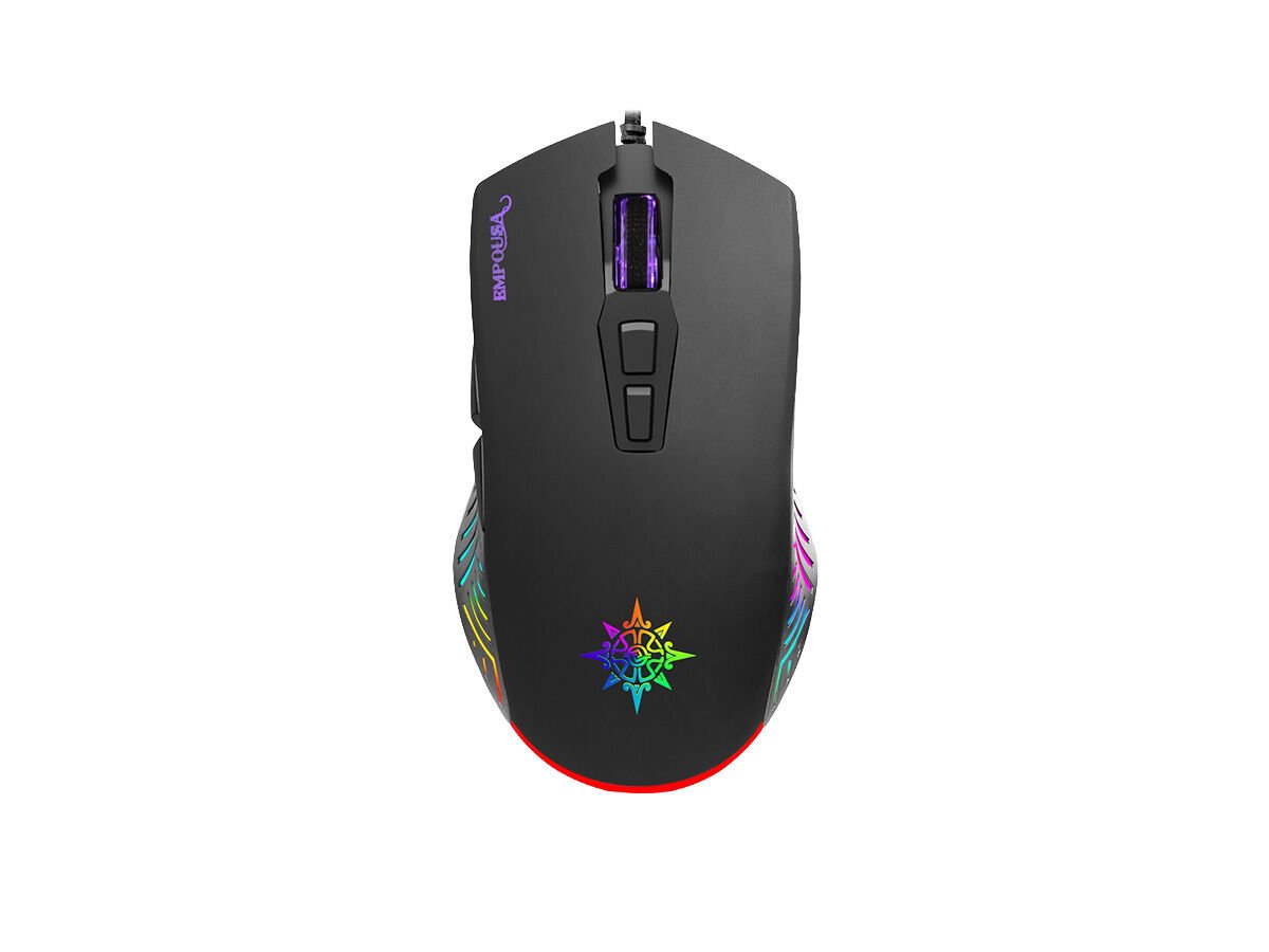 IMG-GT17 Rgb 6400 DPI Örgü Kablolu Macrolu Gaming Oyuncu Mouse