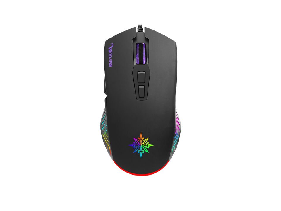 IMG-GT17 Rgb 6400 DPI Örgü Kablolu Macrolu Gaming Oyuncu Mouse