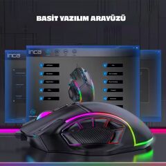 IMG-351 Empusa RGB Led 12800 Dpi 12 Tuş Makrolu Programlanabilir Gaming Mouse
