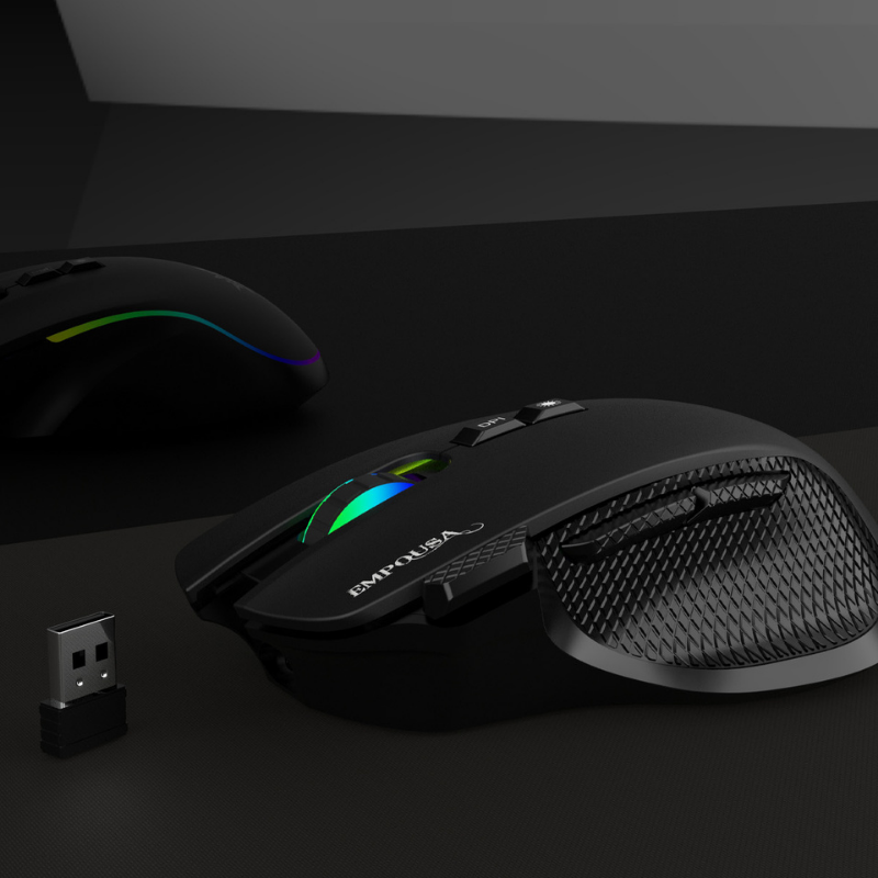 IMG-GT-22 Oyuncu Mouse Empousa – 8 Programlanabilir Tuş, BT5.3/2.4G/Kablolu, 7200 DPI, RGB
