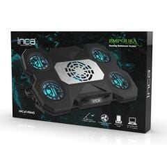 INC-614Gms Empousa 5 Adet Mavi Led Fan 2600Rpm 9 ''-17'' Gaming Notebook Soğutucu