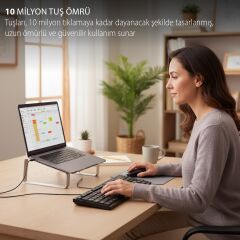 IMK-376T Kablolu Türkçe Q Klavye Mouse Seti