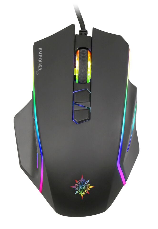 IMG-344 RGB Gaming Mouse | 7200 DPI 8 Programlanabilir Tuş 1.8M Örgü Kablo 20G Hızlanma