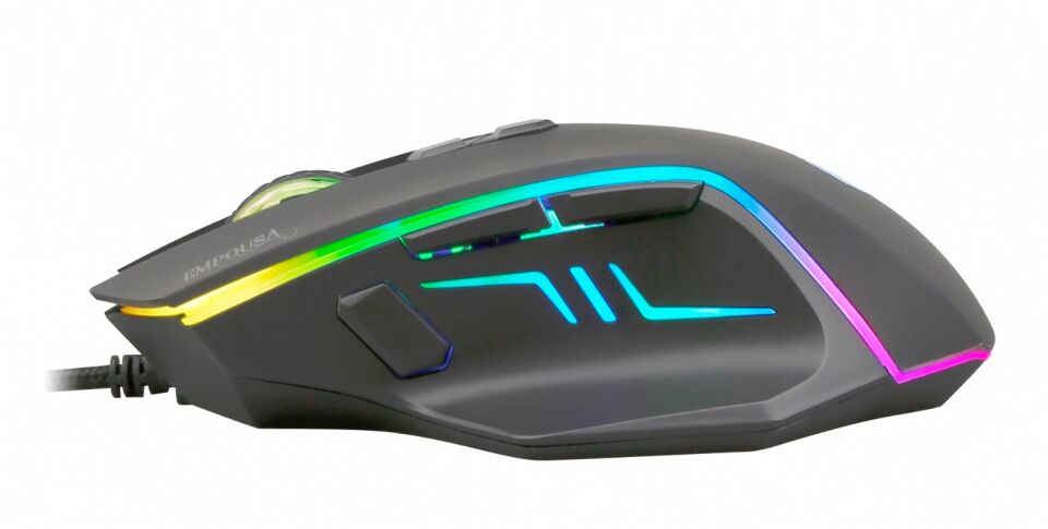 IMG-344 RGB Gaming Mouse | 7200 DPI 8 Programlanabilir Tuş 1.8M Örgü Kablo 20G Hızlanma