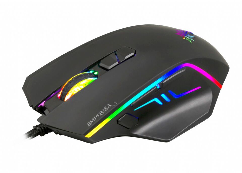IMG-344 RGB Gaming Mouse | 7200 DPI 8 Programlanabilir Tuş 1.8M Örgü Kablo 20G Hızlanma