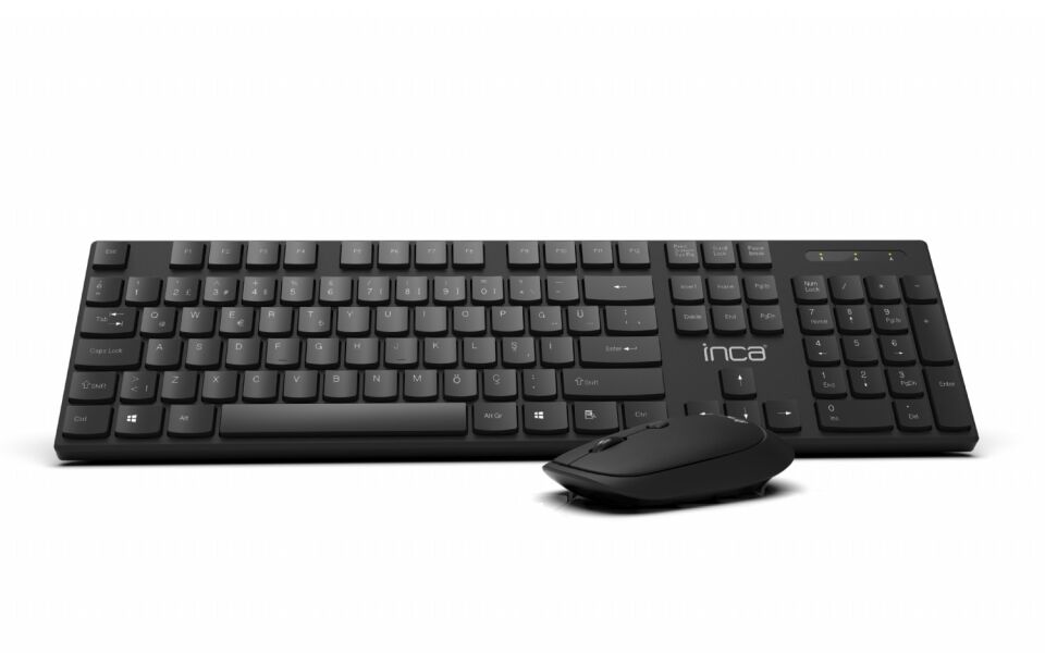 Inca IWS-537 Wireless Slim Design Soft Touch Q Keyboard&Mouse Set