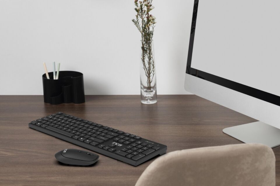 Inca IWS-537 Wireless Slim Design Soft Touch Q Keyboard&Mouse Set