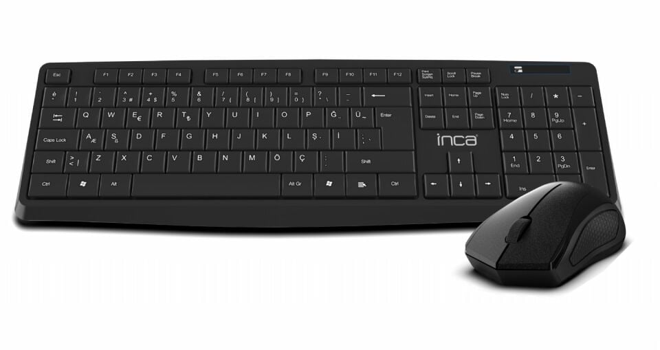 Inca Iws-538 Wireless Slim Dizayn Soft Touch Q Klavye & Mouse Set