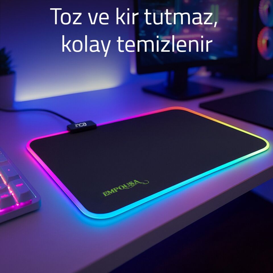 IMP-024 EMPOUSA RGB 7 LED MEDIUM MOUSEPAD