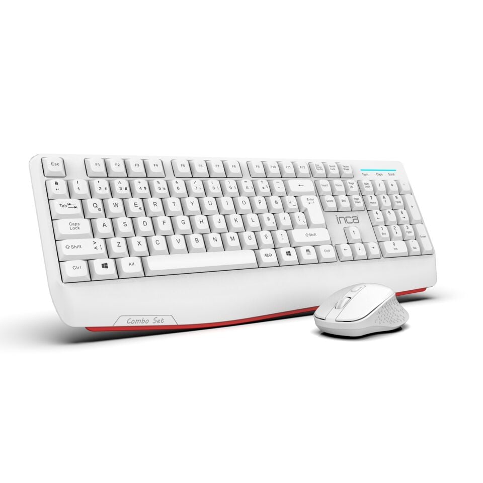 IWS-587 2.4G Kablosuz Klavye Mouse Seti | Slim Tuş Tasarımı, USB Alıcılı