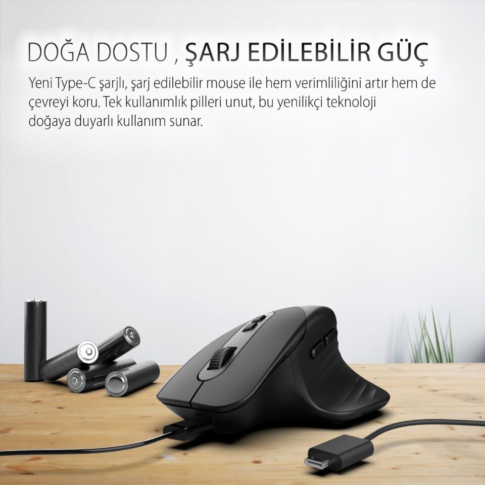 IWM-553S Bluetooth+Wireless Double Mod Rechargeable Silent Mouse