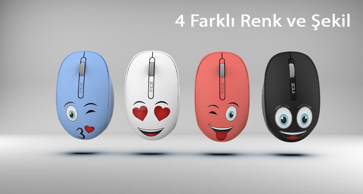 IWM-245 Kablosuz Baskılı Mouse | 1200 DPI 2.4GHz Ergonomik Mouse