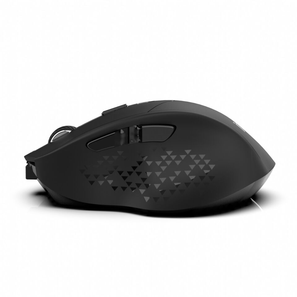 IWM-521 Ergonomik Kablosuz Optik Mouse | 2.4GHz, Sessiz Tuş, 800-1600 DPI, Nano Alıcı