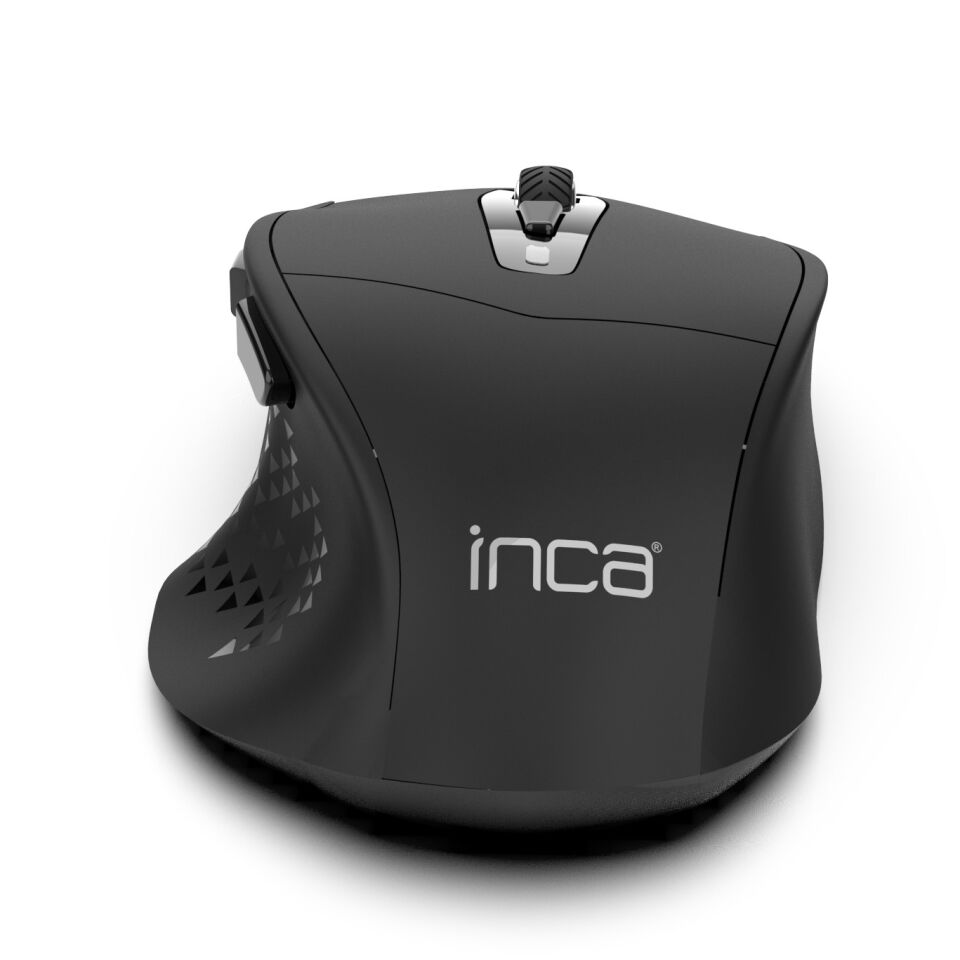 IWM-521 Ergonomik Kablosuz Optik Mouse | 2.4GHz, Sessiz Tuş, 800-1600 DPI, Nano Alıcı