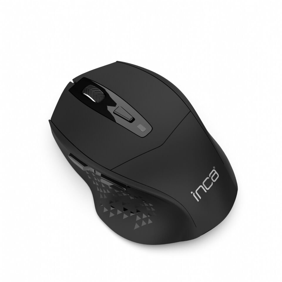 IWM-521 Ergonomik Kablosuz Optik Mouse | 2.4GHz, Sessiz Tuş, 800-1600 DPI, Nano Alıcı
