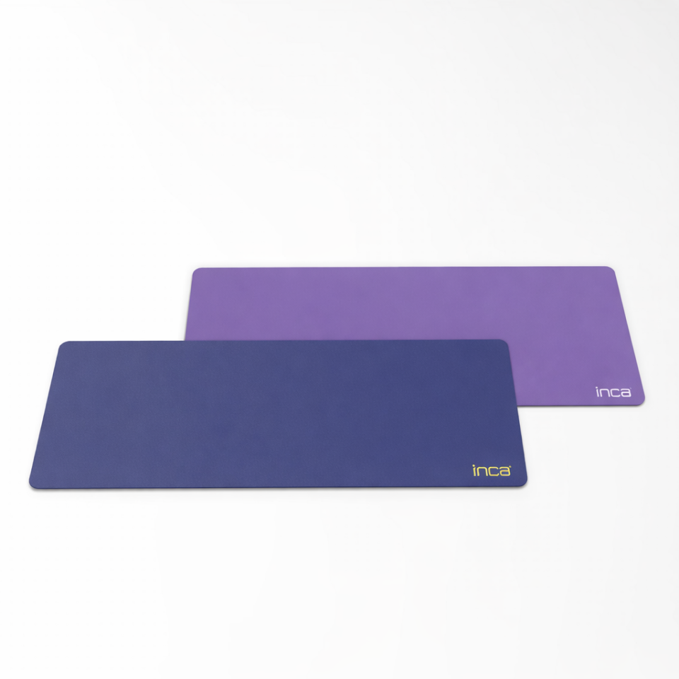 IMP-019 PU Deri Mousepad Çift Taraflı Masa Matı 80x30 Kaymaz Su Geçirmez