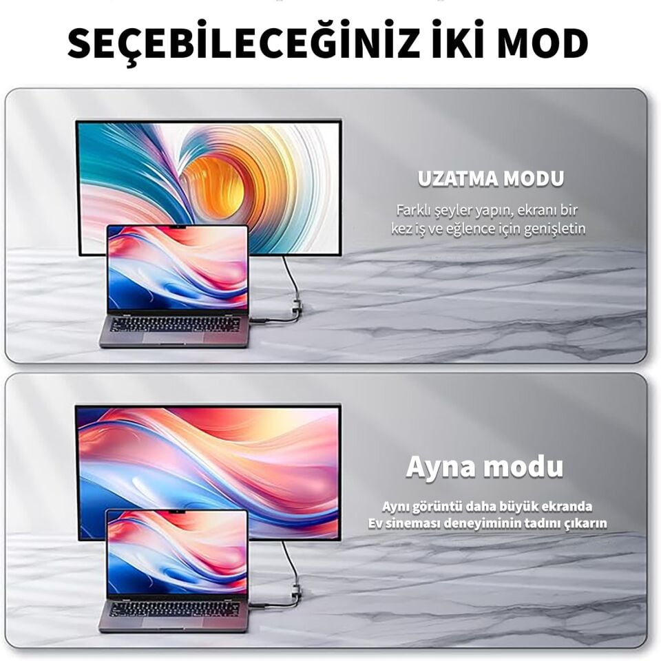 IDTH-05 DisplayPort to HDMI Dönüştürücü | 4K Ultra HD 30Hz 20 cm