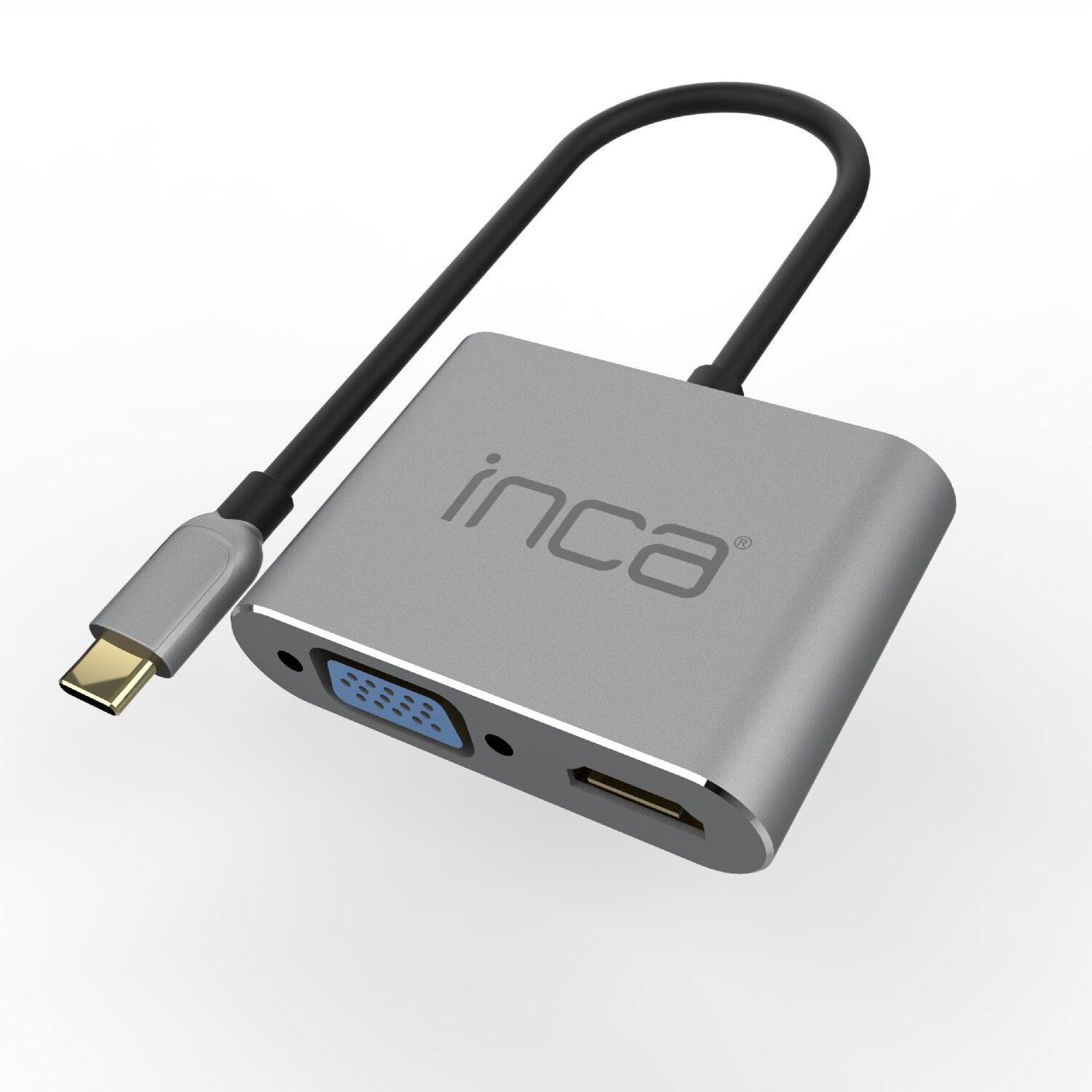 ITPC-06TX USB Type-C HDMI VGA USB 3.0 Çoklayıcı | 100W Güç Dağıtımı 4K@30Hz