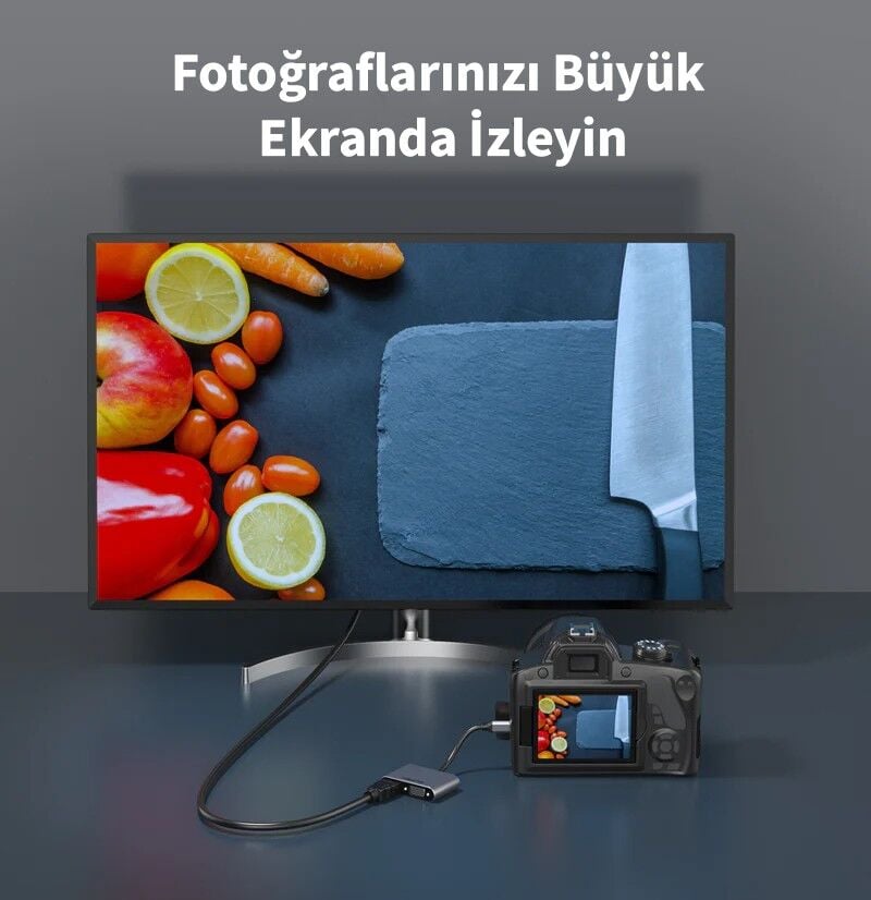 ITPC-06TX USB Type-C HDMI VGA USB 3.0 Çoklayıcı | 100W Güç Dağıtımı 4K@30Hz
