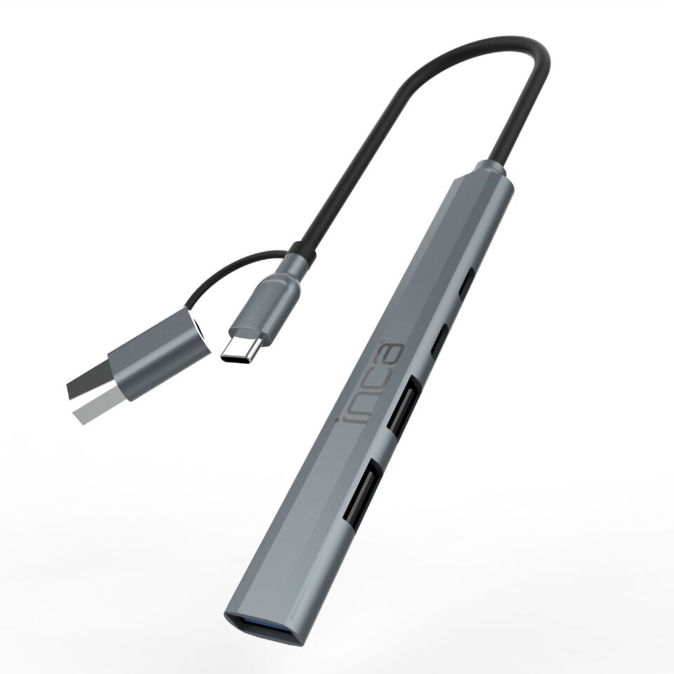 IUTP-06T USB-C Dönüştürücü Adaptör | USB 3.0  USB 2.0  Type-C  100W Güç Dağıtımı