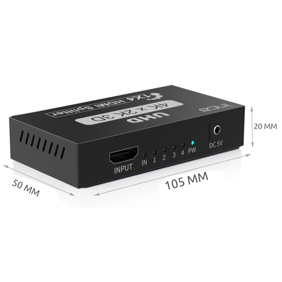 IEX-60 Full HD HDMI Extender | 1080P@60Hz, 60m TX/RX HDMI Uzatma Seti