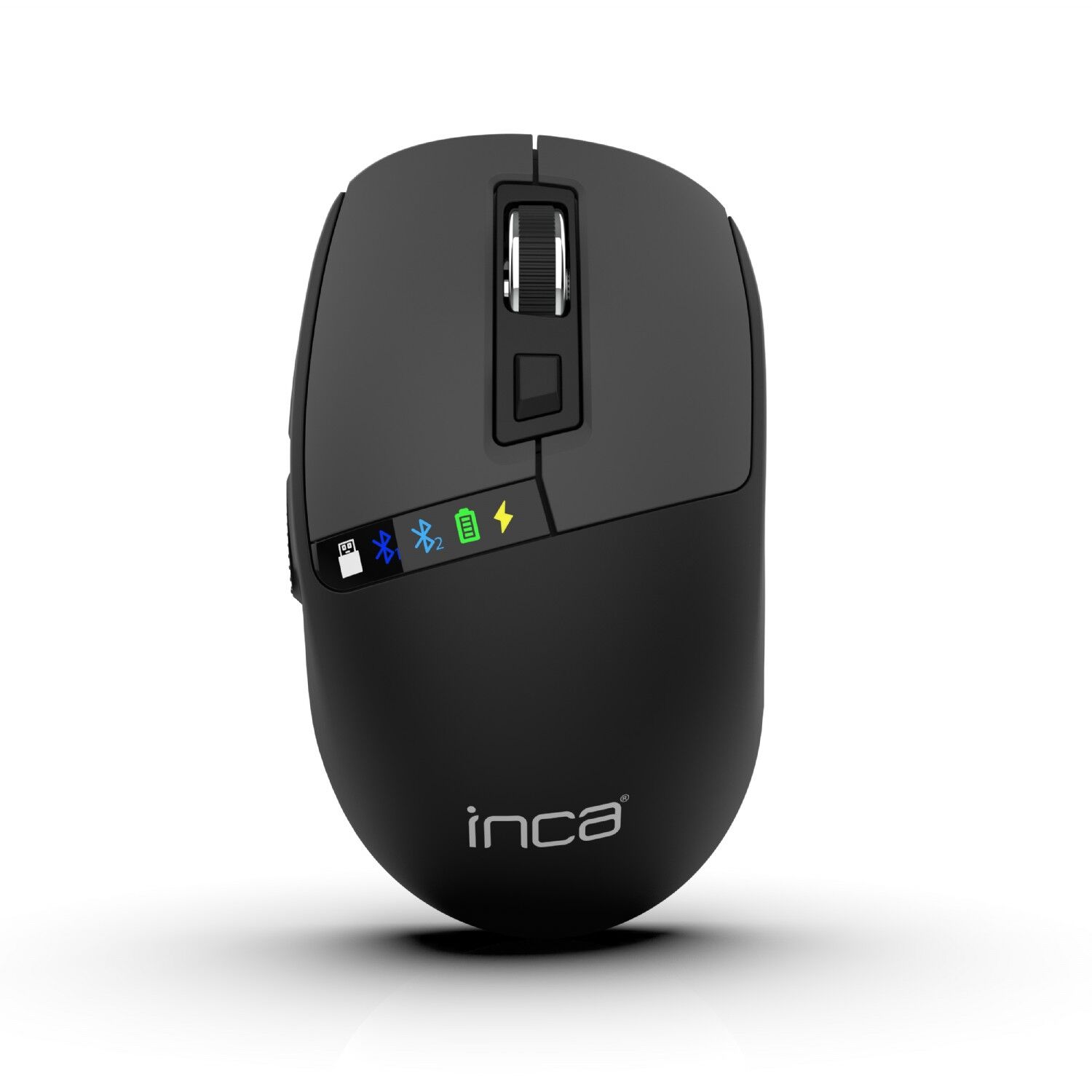 IWM-512RS LED Ekranlı Şarjlı Kablosuz Optik Mouse | Çoklu Bağlantı Desteği Bluetooth 5.0 2.4G Sessiz