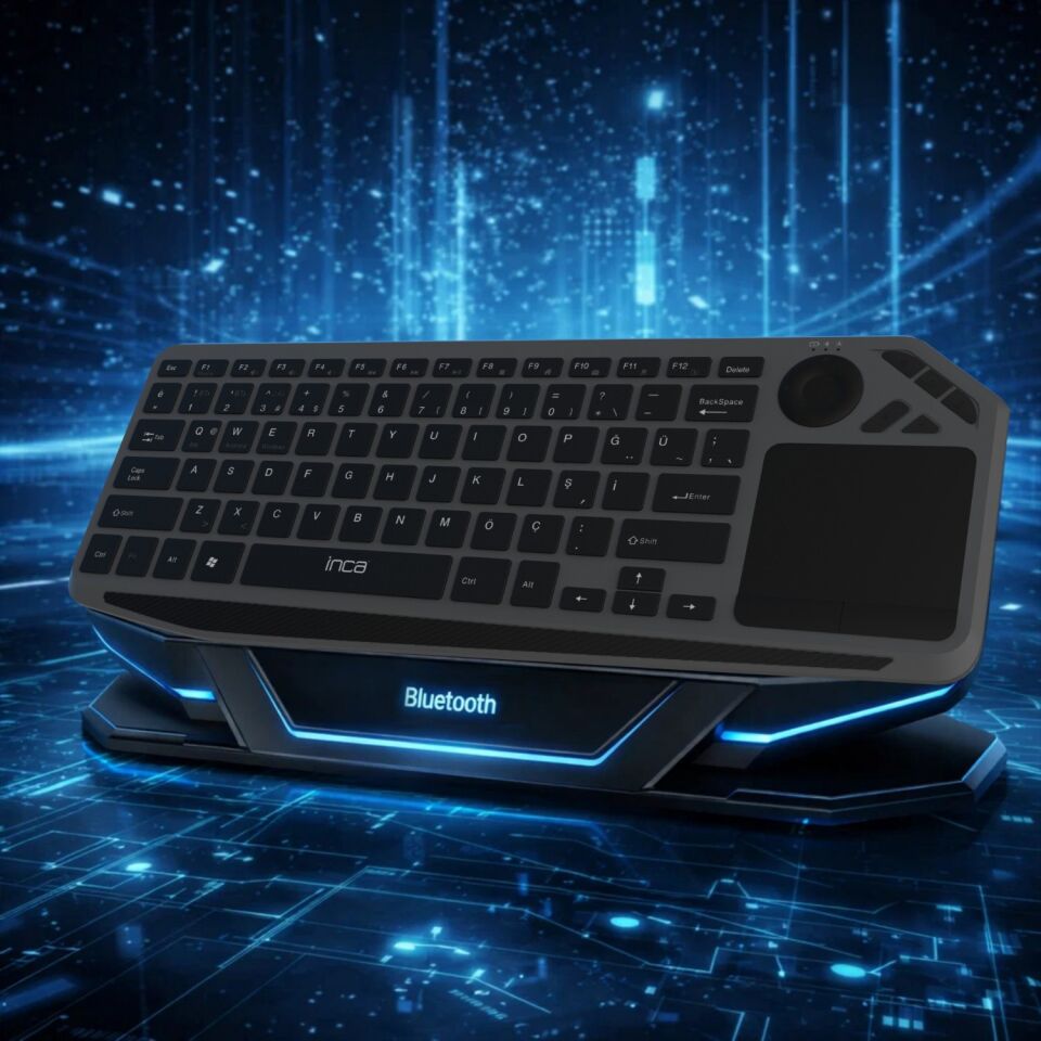 IBK-566BT Touchpad’li Çoklu Bağlantı Özellikli Kablosuz Klavye