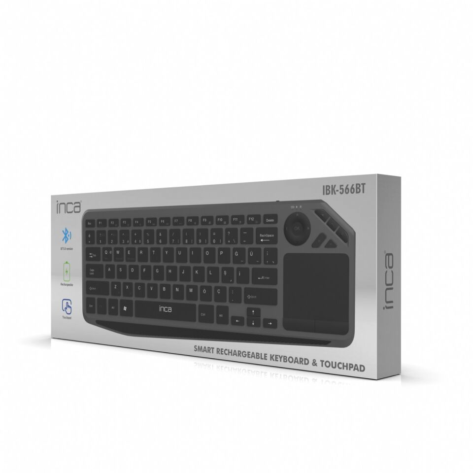IBK-566BT Touchpad’li Çoklu Bağlantı Özellikli Kablosuz Klavye