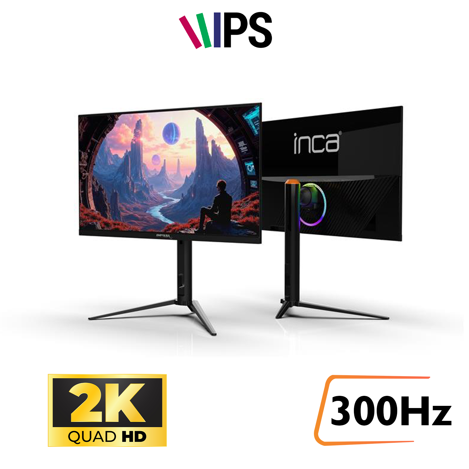 ILM-272KXG 27'' 300Hz 0.5ms QHD IPS 2K Gaming Monitör | HDMI 2.1 2K 1440P VRR Ayarlanabilir Stand